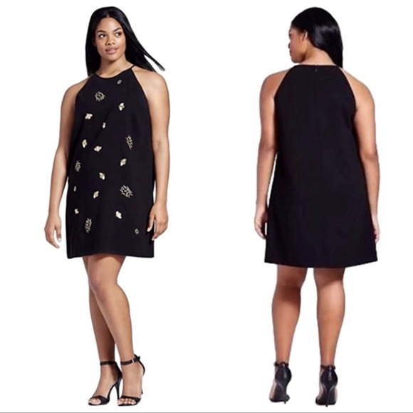 NWOT Victoria Beckham for Target Embellished Insect Dress - Picture 5 of 6